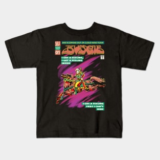 Budgie Band Comic Book Cover Style Kids T-Shirt